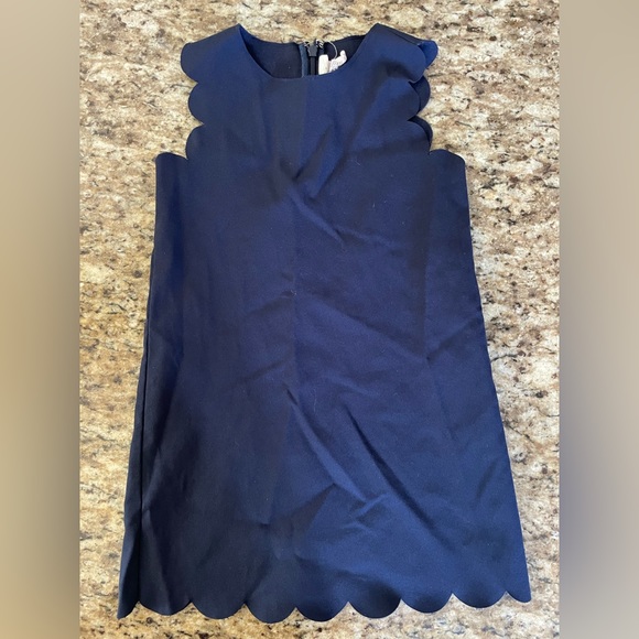 Crewcuts Other - Crewcuts (JCrew) size 5 Navy Scallop Edge Dress